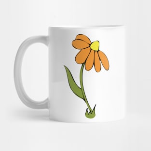 Daisy Whimsical Cartoon Illustration Happy Colours Mug